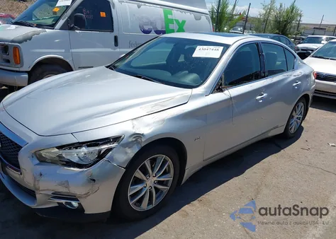 2016 Infiniti Q50 Premium from USA, damaged, VIN JN1CV7AR2GM252990